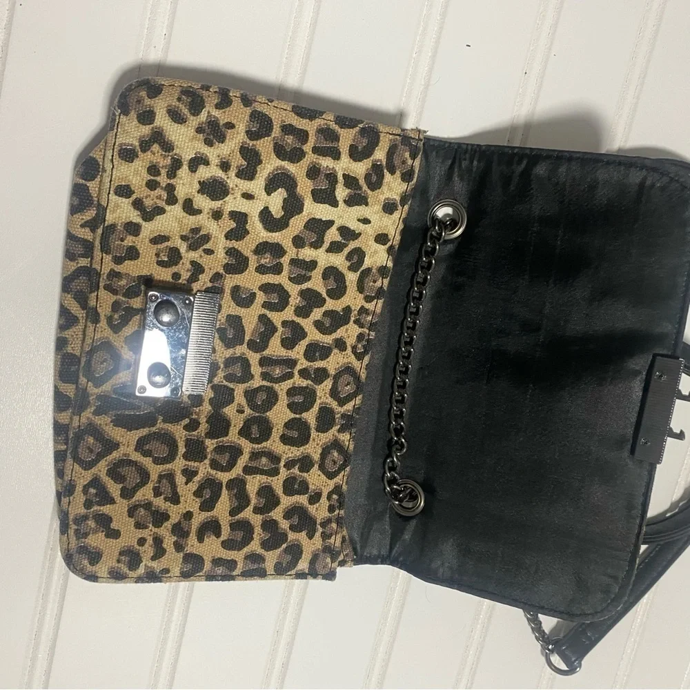 Art Class Small Shoulder Cheetah Print Purse